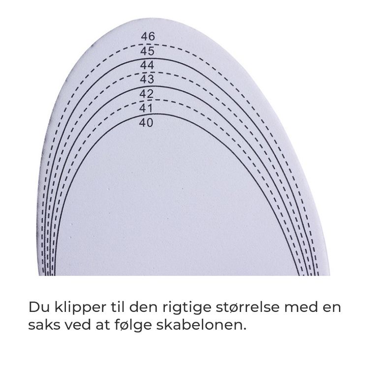 Skoindlæg pronationsstøtte