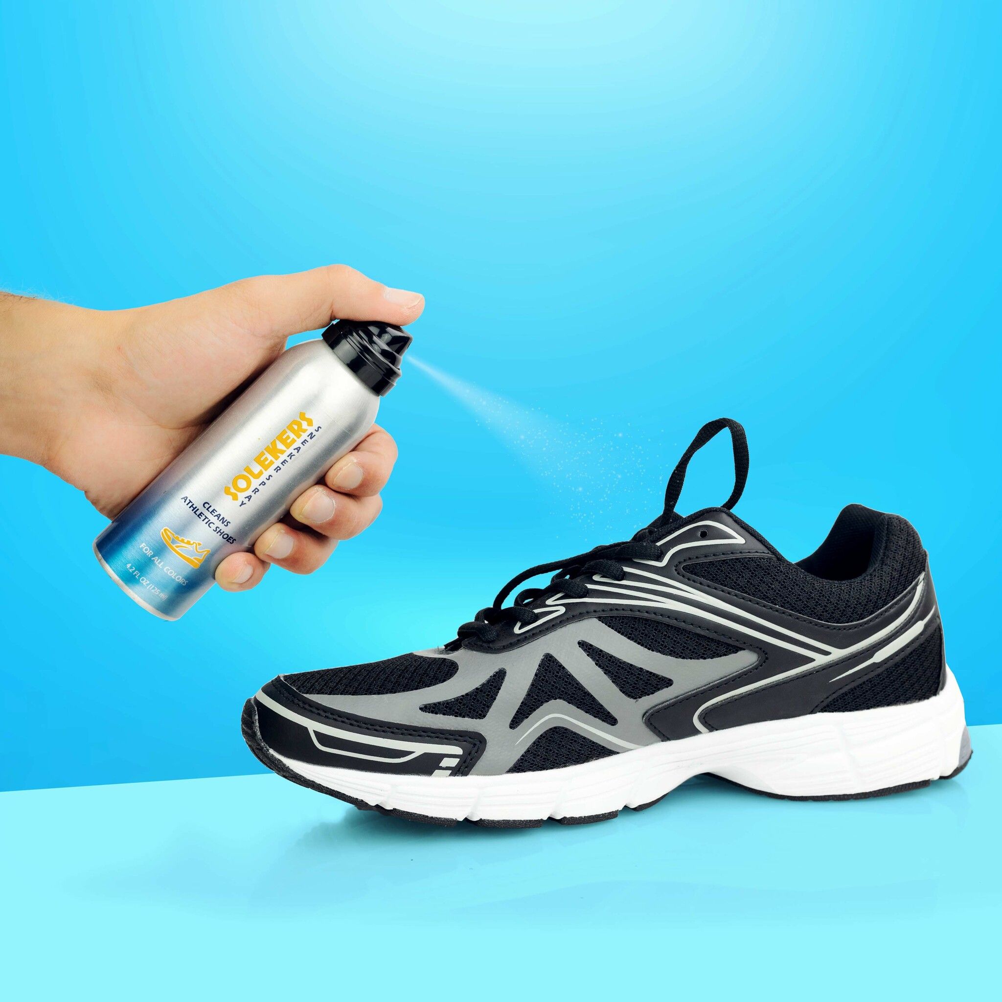 Rengøringsspray til sko