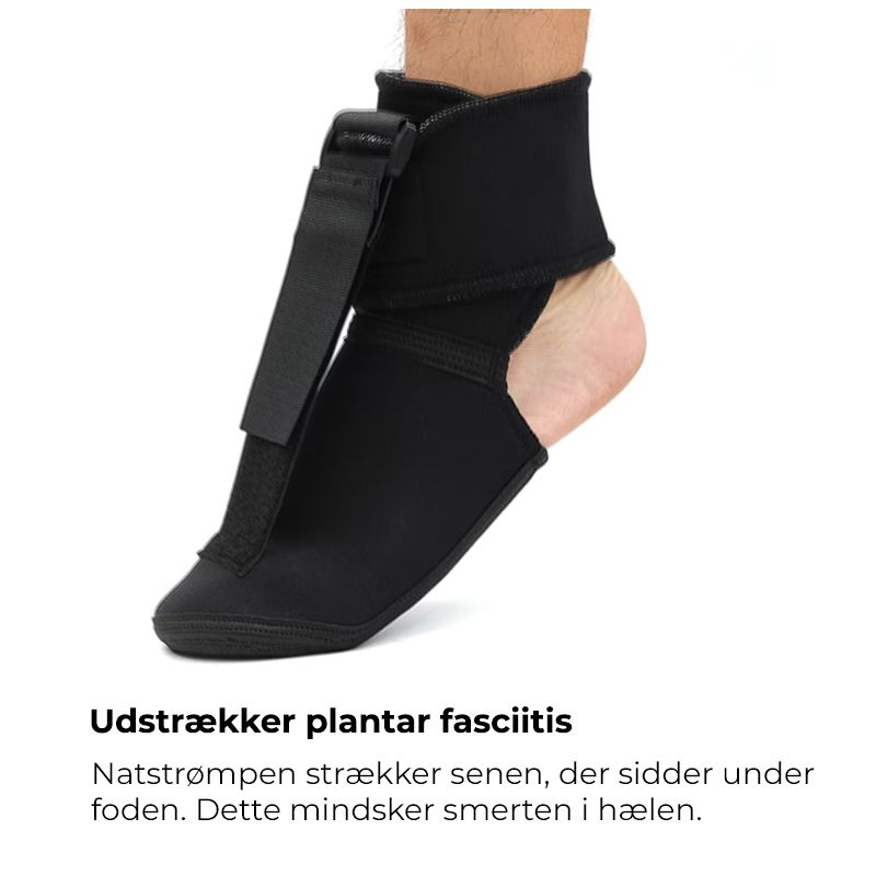 Natstrømpe hælspore