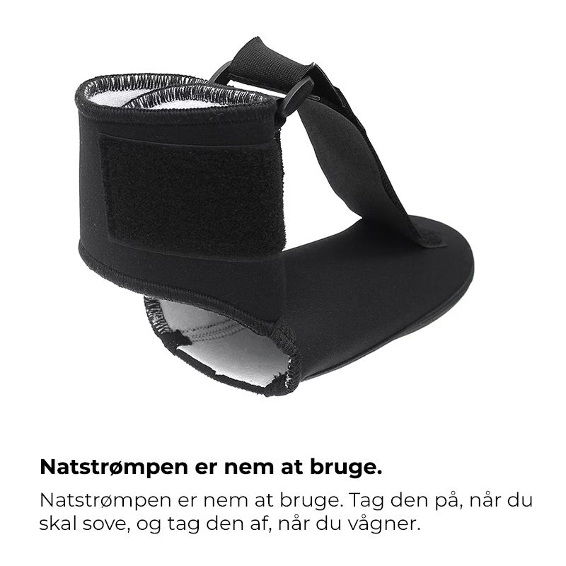 Natstrømpe hælspore