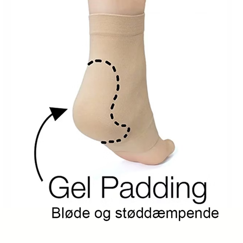Gel-strømper (blød hæl)