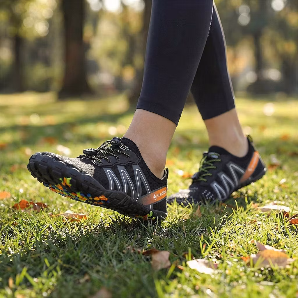 Barfodssko active (sort)