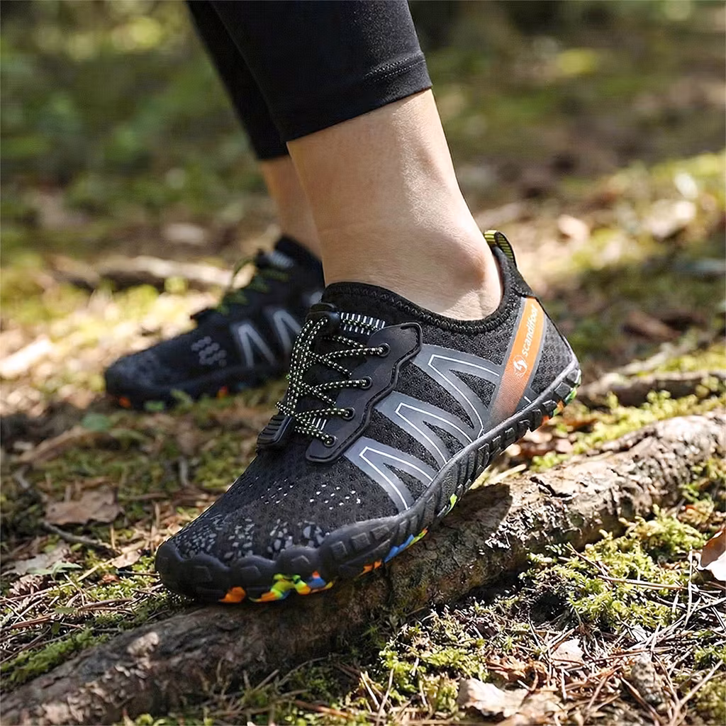 Barfodssko active (sort)