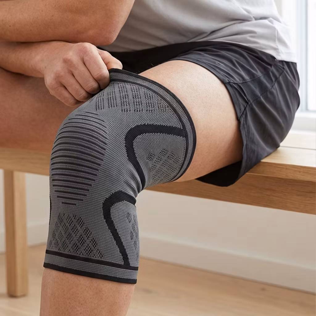 Knæstøtte sport svart