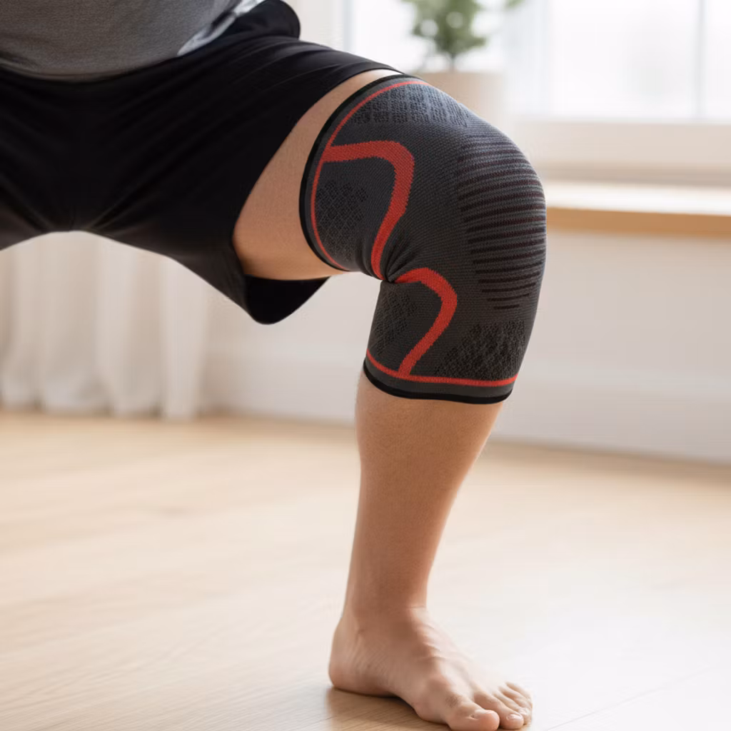 Knæstøtte sport rød