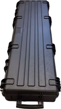 Megaline vapenkoffert. flygsäker med hjul