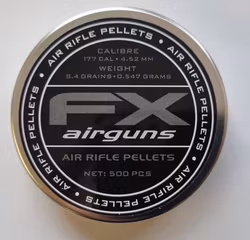 FX Kula 4,5 (.177) - 0.547 grams. 500 st/ask. Standard