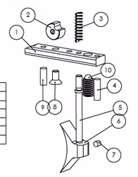 FX Biathlon MKII Screw M2,5x2,5 Grub 12035