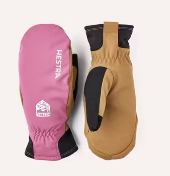 Hestra Women’s XC Primaloft Mitt – Cerise/Tan