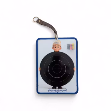 Anvisningstavla för skidskytte med magneter