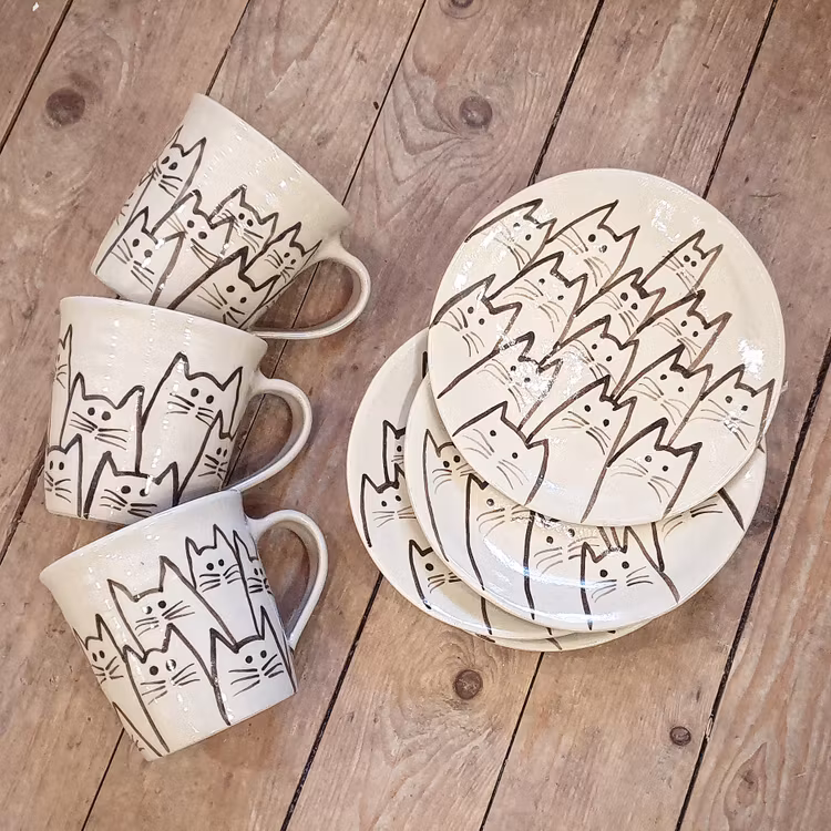 Mugg med katter