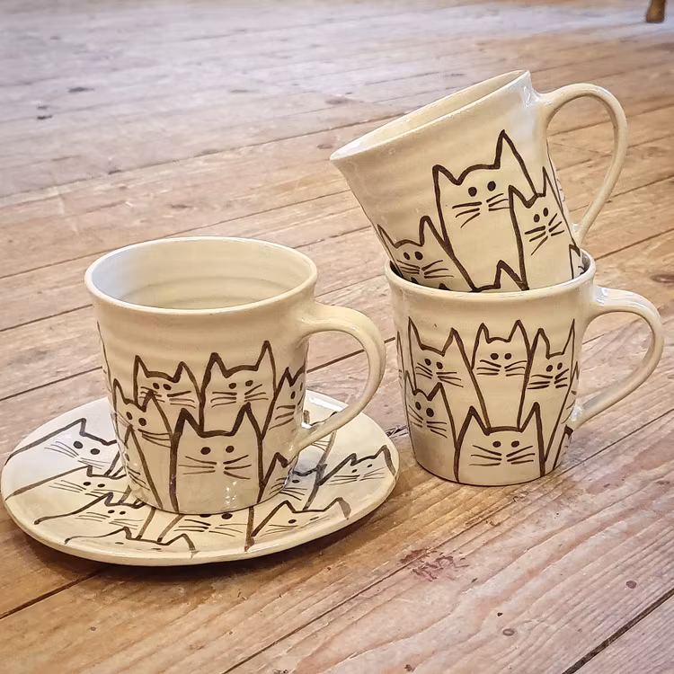 Mugg med katter