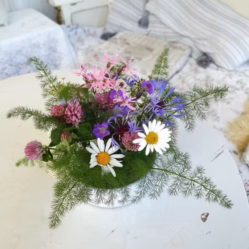 Blomstergroda, blomsterhållare