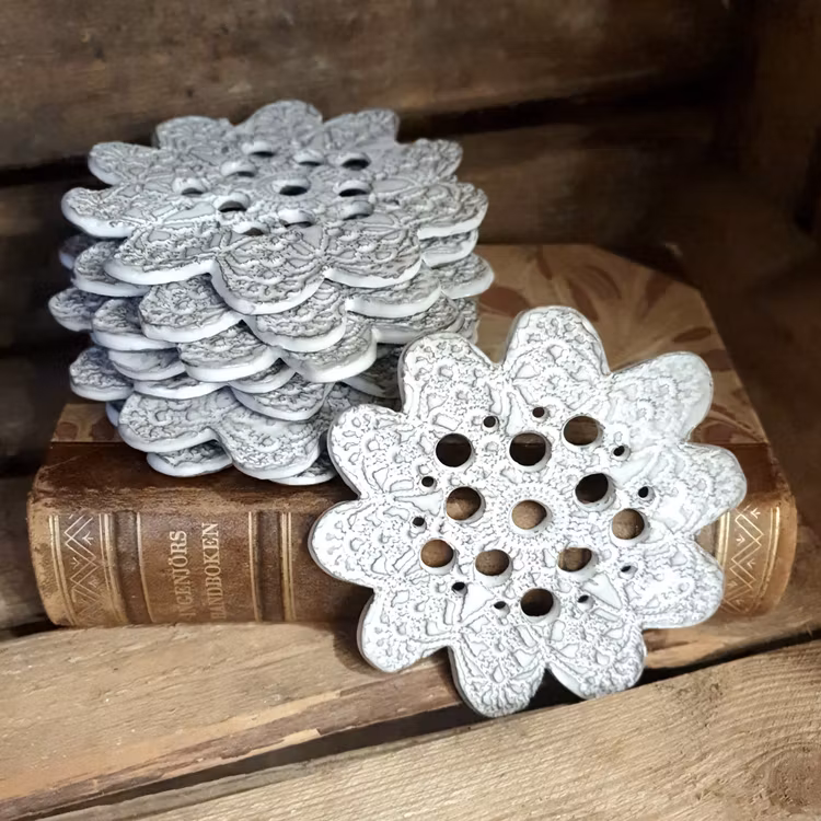 Blomster-platta till vas