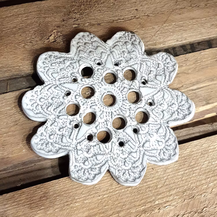 Blomster-platta till vas