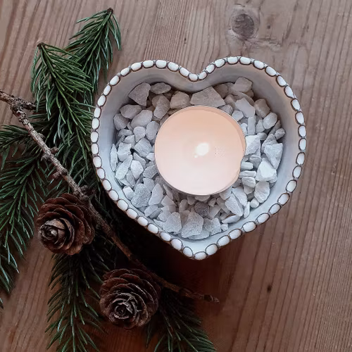 Hjärtformad ljuslykta