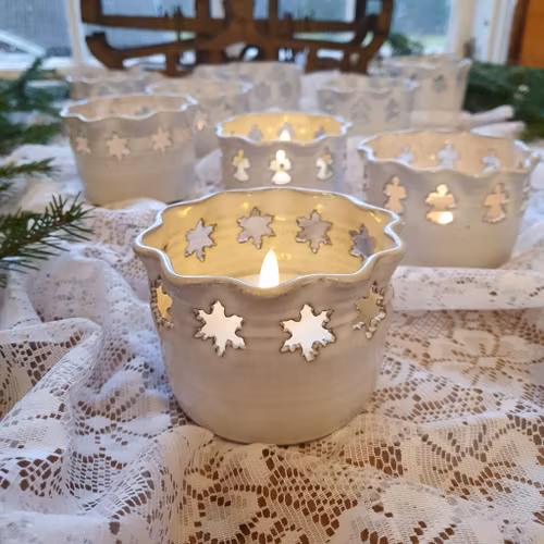 Ljuslykta Ängel Stjärna