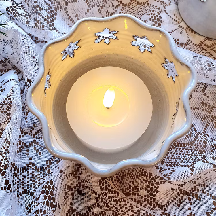 Ljuslykta Ängel Stjärna