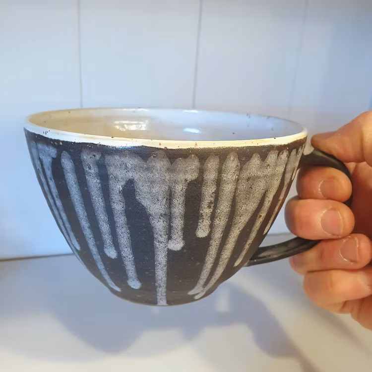 Stor te-mugg eller sopp-kopp