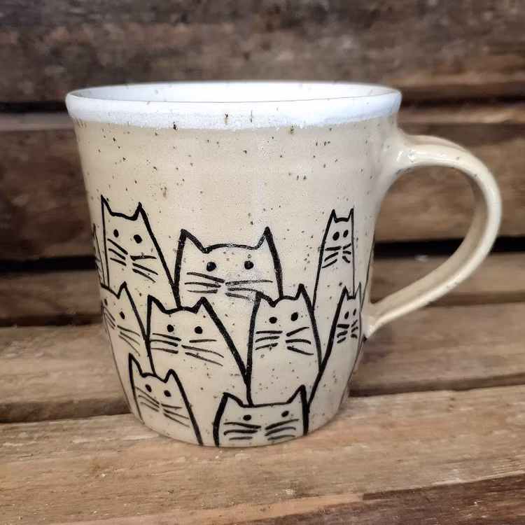 Mugg katt/höna