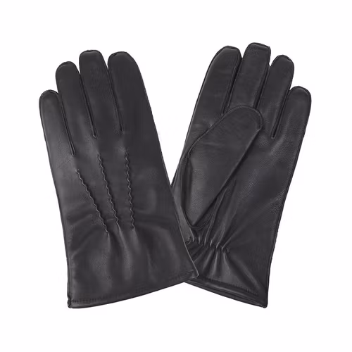 Handskar herr skinn brun tunna