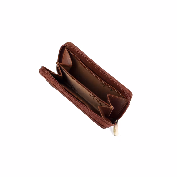 Kortplånbok med Thumbs Up, skinn svart The Monte