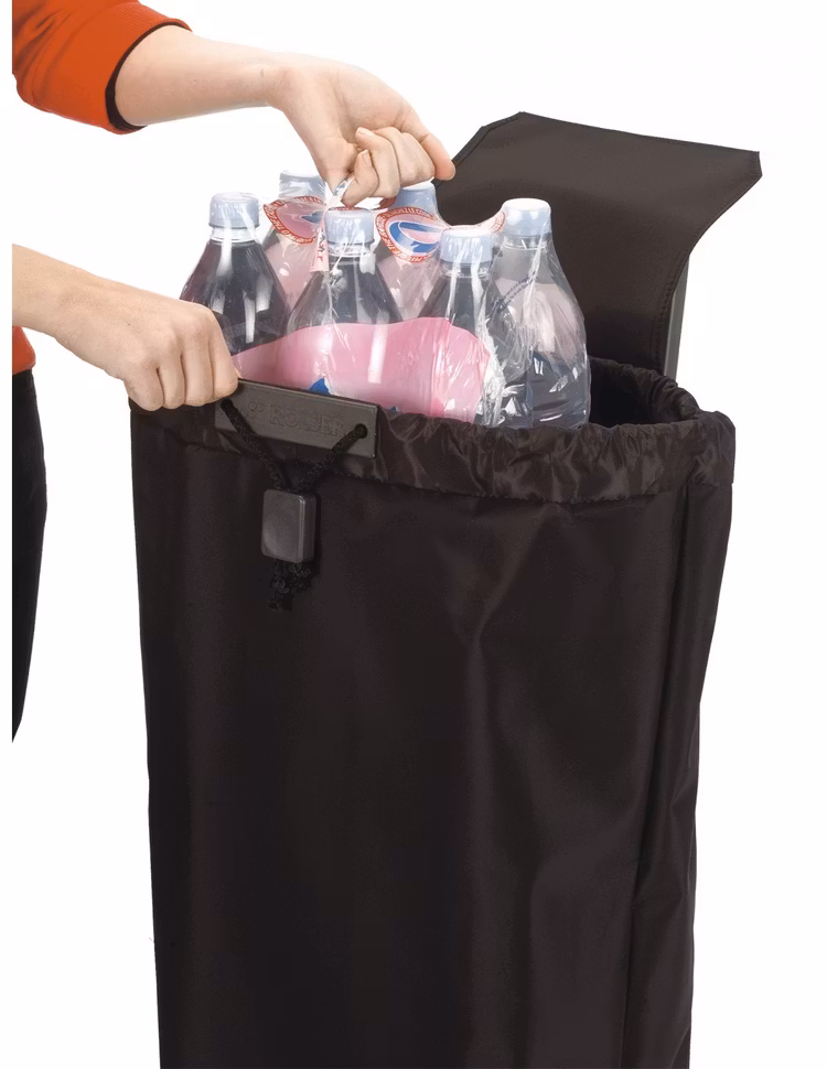 Dramaten väska Trappklättrare Rolser 6L Tweed Azul blå insida