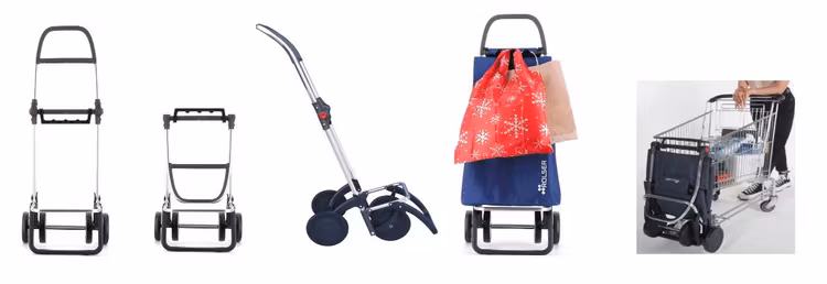 Shoppingvagn Rolser 4L Sahara Svart