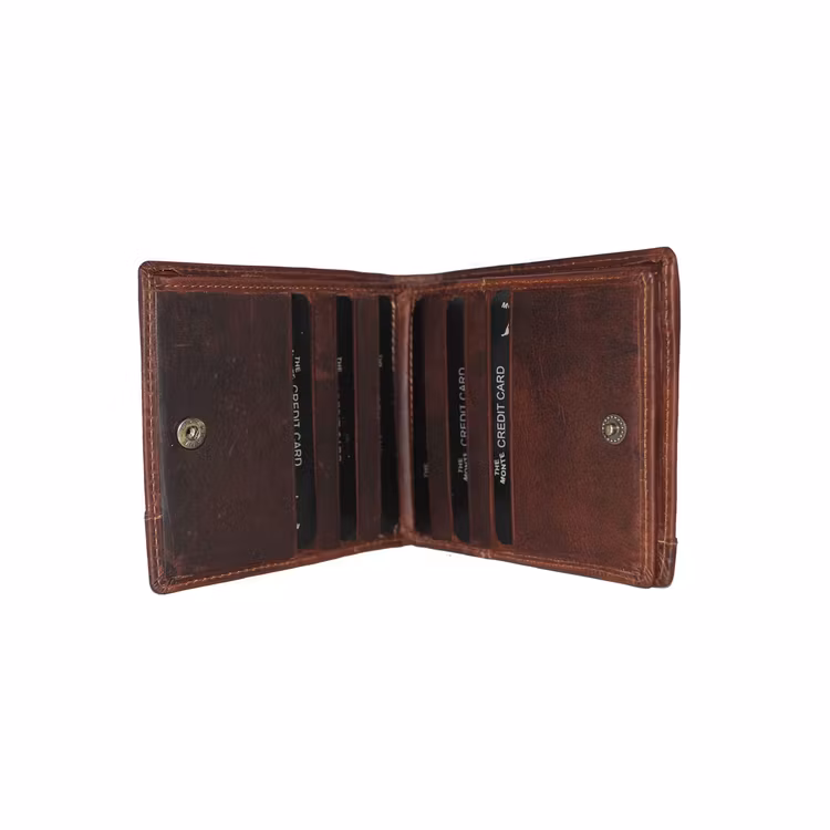 Plånbok dollar skinn brun The Monte 62836