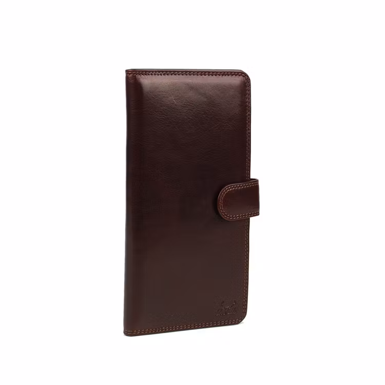 Reseplånbok skinn brun Le Salle