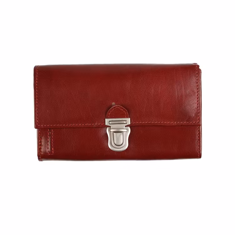 Taxibörs skinn The Monte röd