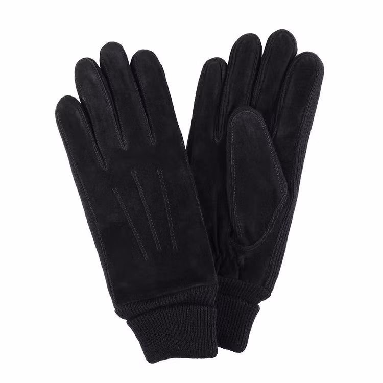 Handskar dam mocka svart