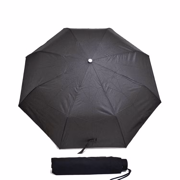 Paraply hopfällbart svart
