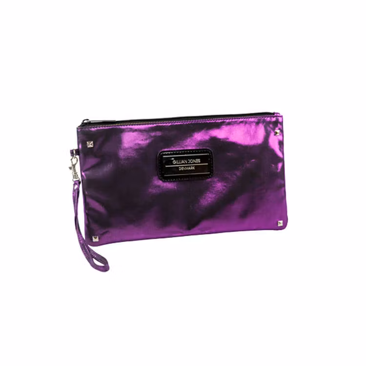 Sminkväska lila metallic Gillian Jones