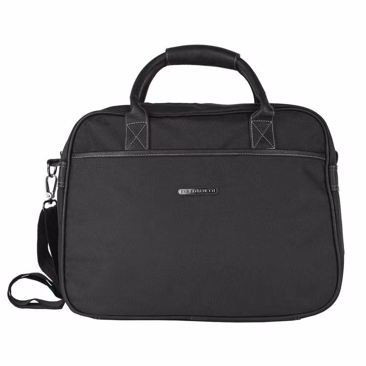 Datorväska tyg svart Enrico Benetti