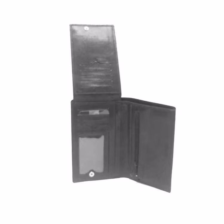 Plånbok herr skinn svart SAC 6316010 insida uppfälld