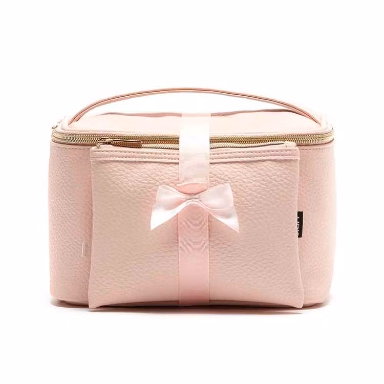 Sminkbox + sminkväska Pernille rosa JJDK