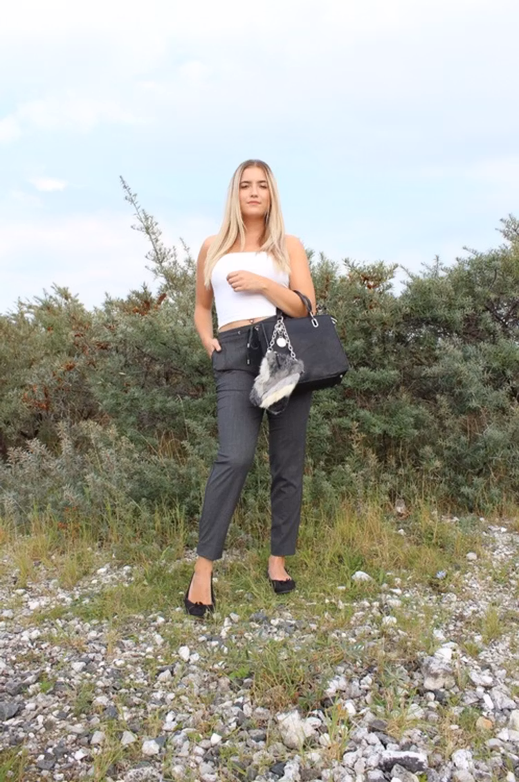 Kasse med kedja och mobilväska, grön - Ulrika Design