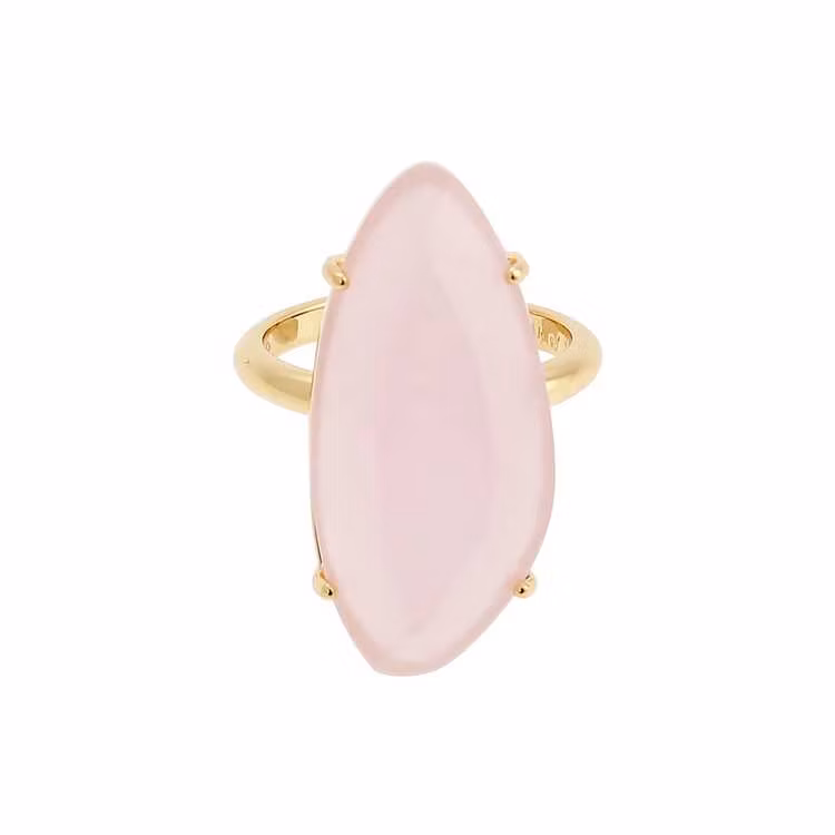 Star of Sweden ring i guld med rosa sten