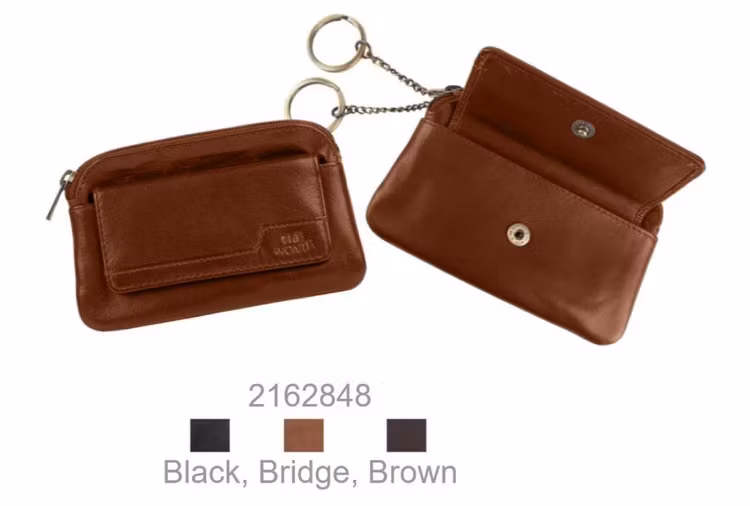 Myntbörs Nyckelfodral skinn bridge The Monte mynt börs themonte nyckel