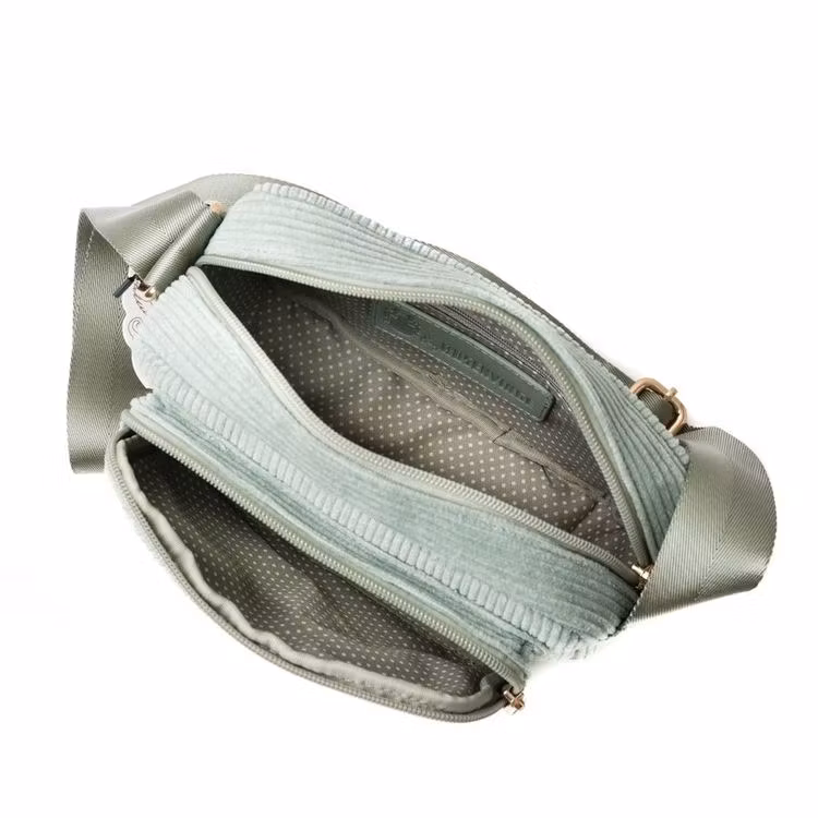 Axelväska liten med dragkedja eller blixtlås