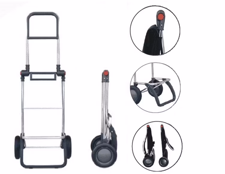 Shoppingvagn Rolser 2L (2hjul+vikbar) I-Max MF turkos chassi
