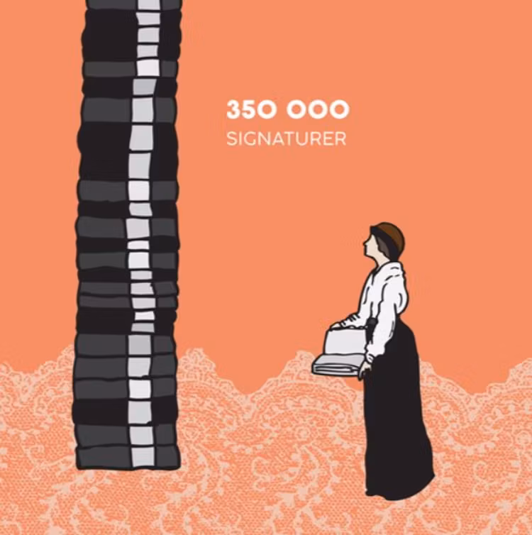 Sjal Tick Tack Elin Wägner