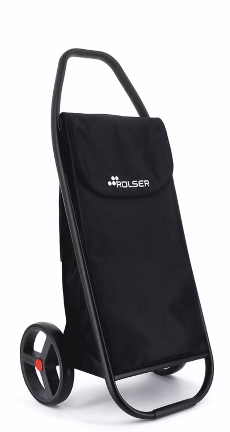 Helsvart Shoppingvagn Rolser Com 8 Blacktube Svart