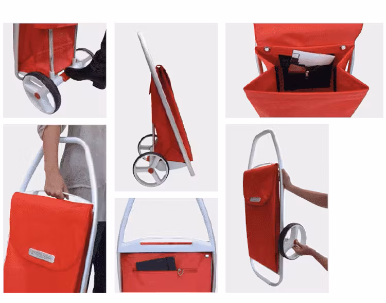 Shoppingvagn Rolser Com 8 MF Svart