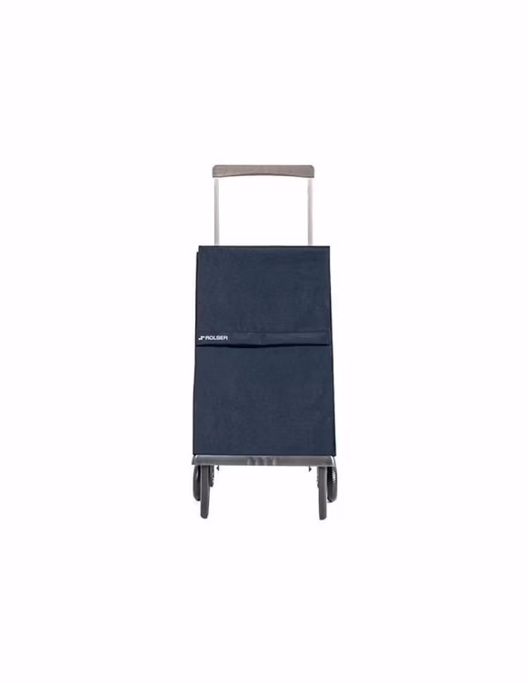 Dramatenväska 2 hjul blå, hopvikbar