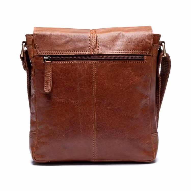 Springfield Axelväska skinn svart