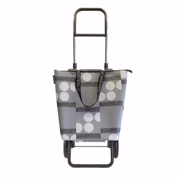 Shoppingkärra  2 hjul hopfällbar Minibag Logos Grå