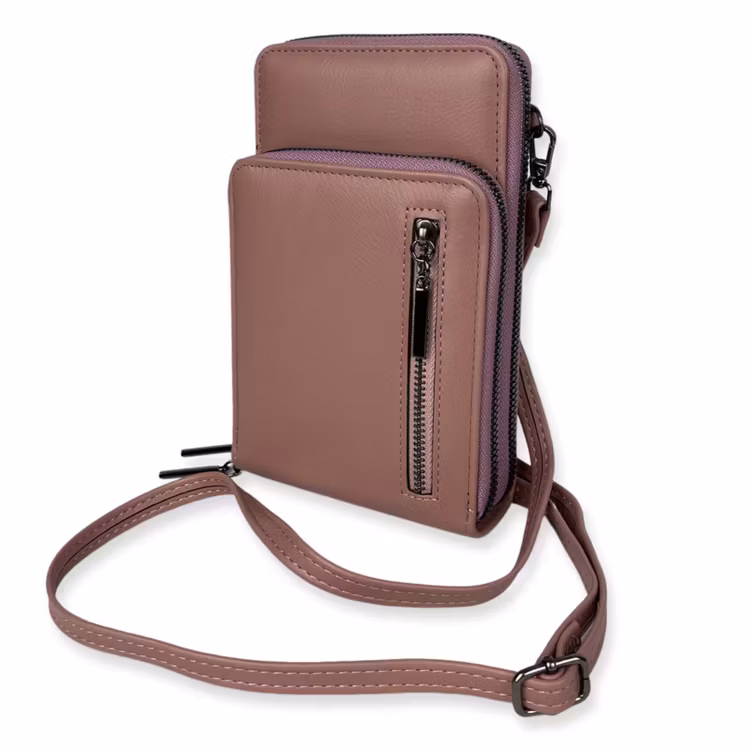 Mobilväska från BHC 602 violet framsida