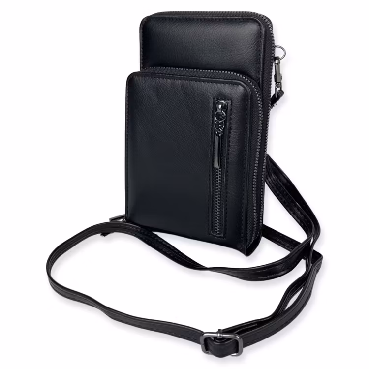 Mobilväska från BHC 602 svart framsida